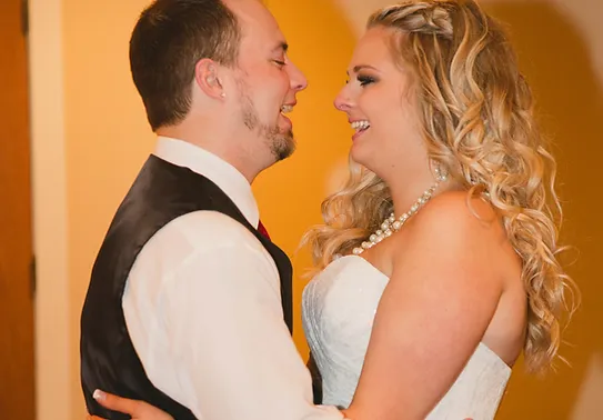 Bride and Groom dancing at their wedding